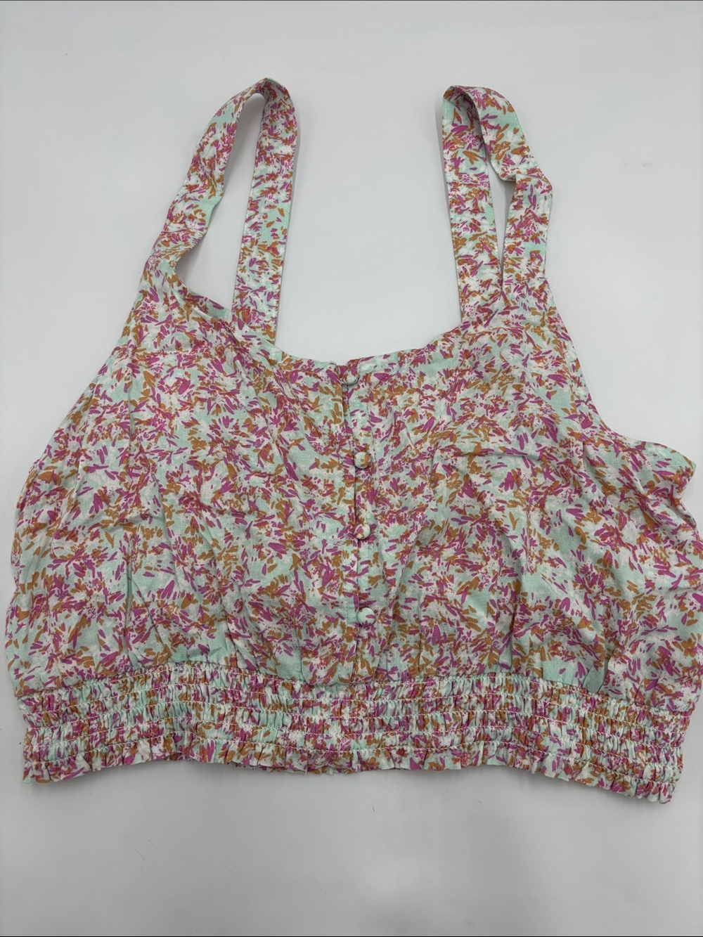 Roxy Cropped Floral Print Top